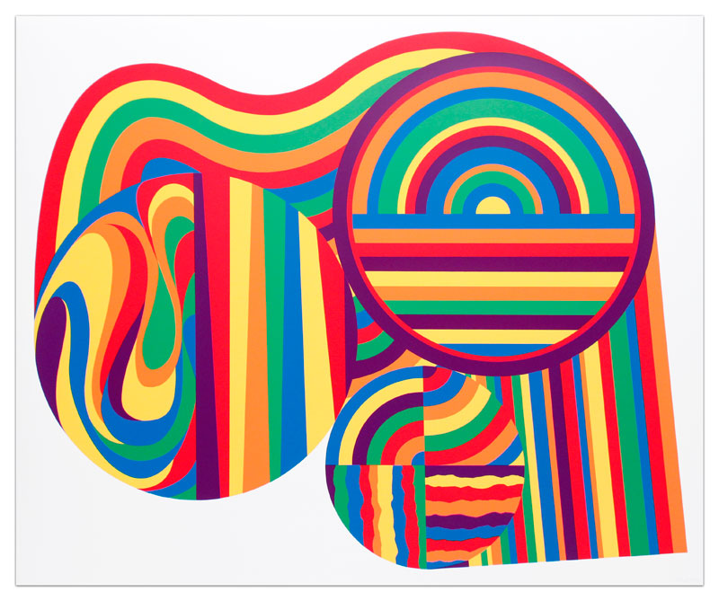 Arcs and Bands in Color | Sol LeWitt Prints Catalogue Raisonné